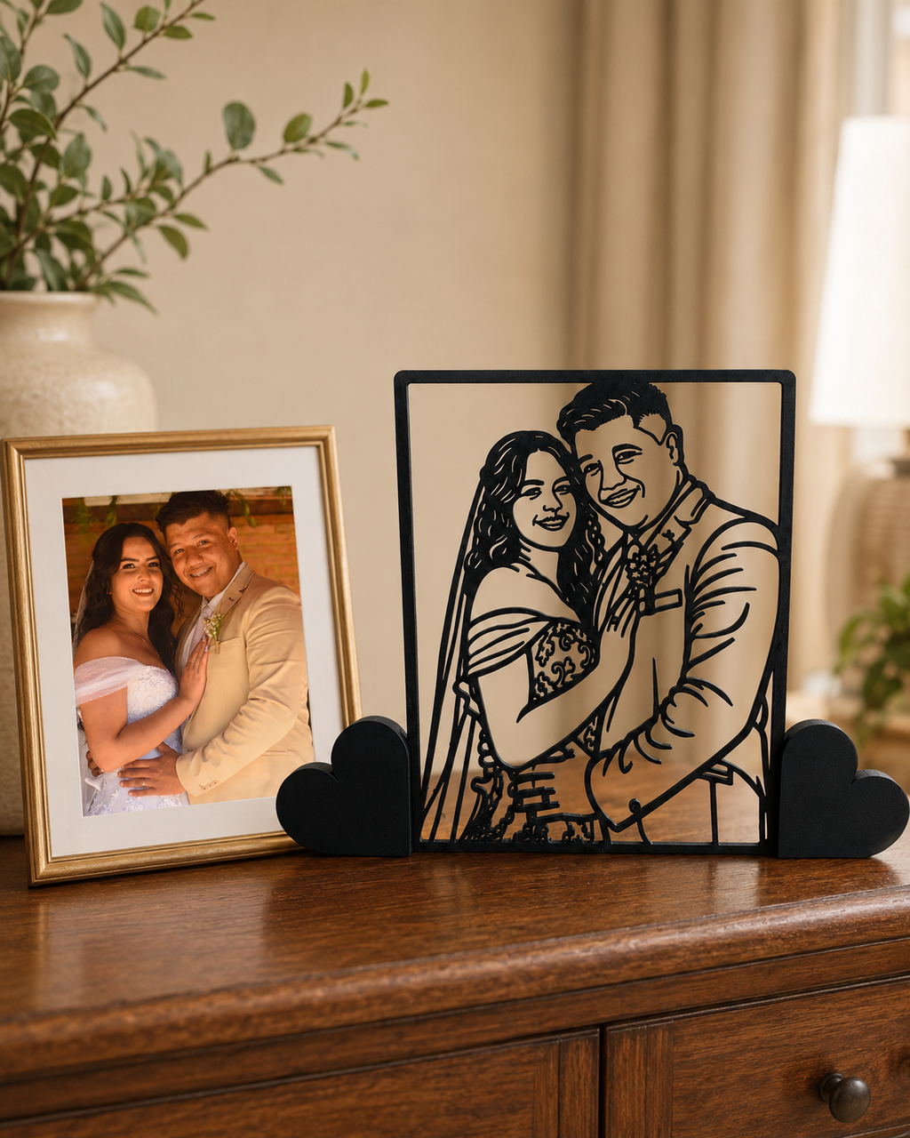 Fotografia Personalizada em Linhas